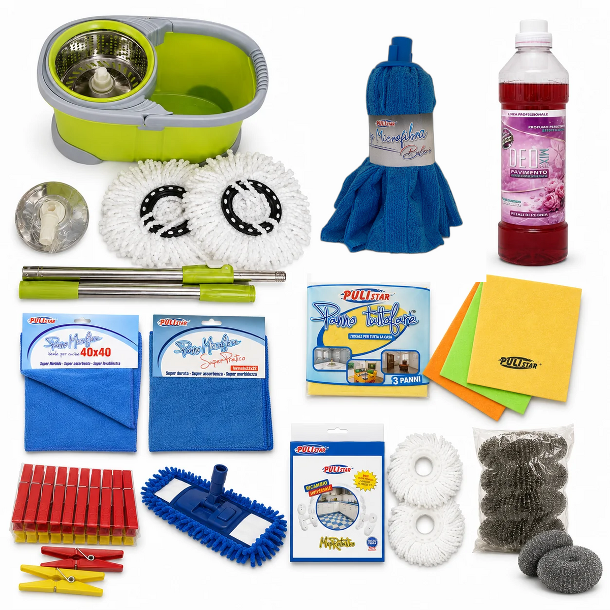 Smeraldo — Kit Pulizia Casa (10 prodotti)